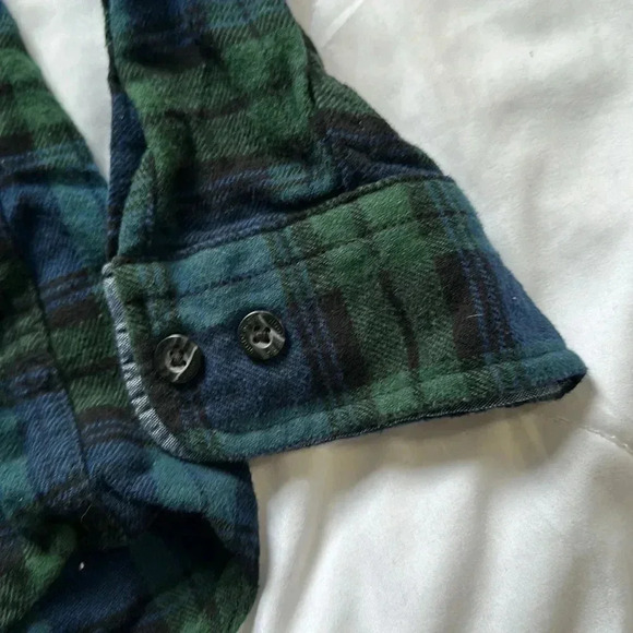 WoolRich flannel size XL green:blue/ black - Picture 5 of 5